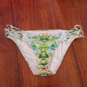 Victoria's Secret tropical strappy bikini bottom